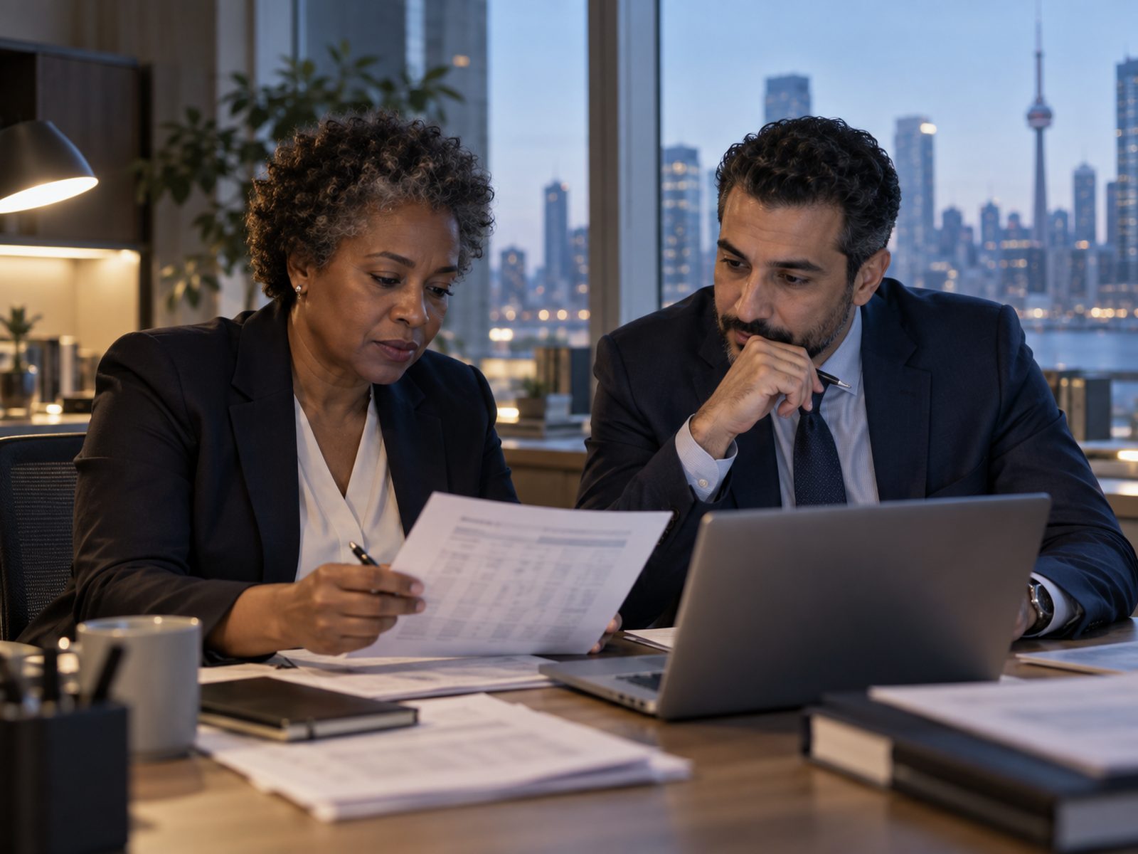 Finance team working through a month-end close